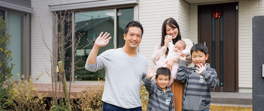 加納さん一家の写真