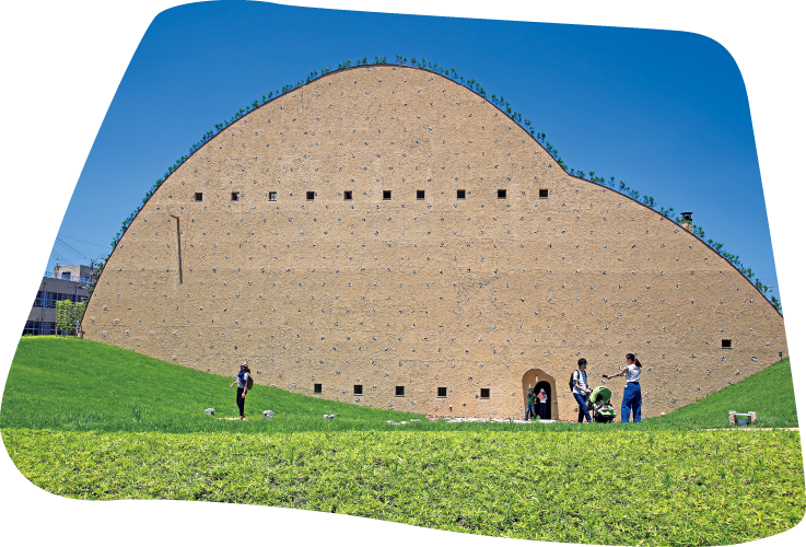 モザイクタイルミュージアムの外観写真