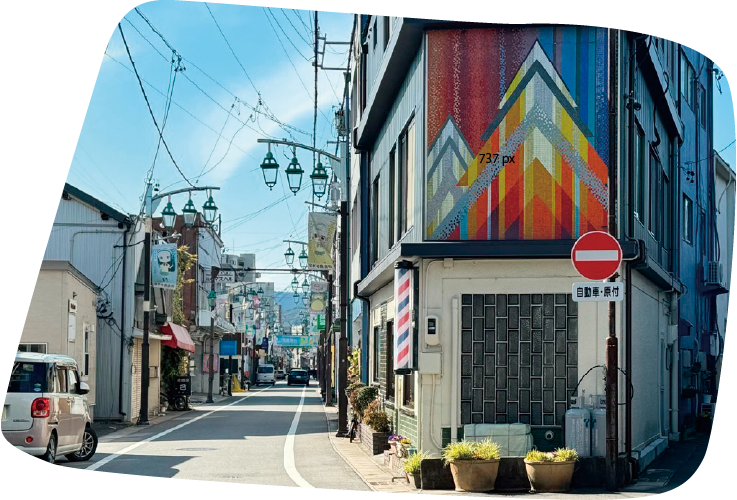 ながせ商店街まちなみの様子